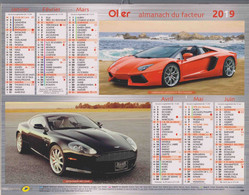 FRANCE Calendrier Almanach 2019 Véhicules De Sport Voitures De Luxe Sportive - Grand Format : 2001-...