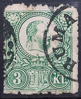 HUNGARY 1871-72 - Canceled - Sc# 8 - Gebraucht
