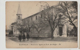 CPA 13. MARSEILLE . Bonneveine . Eglise De ND Des Neiges .  Circulée  BE - Non Classés