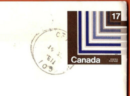 Canada 1979 / Postal Stationery 17, Brown, Blue,  White - 1953-.... Elizabeth II