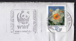 Germany Briefzentrum 20 2017 / WWF Panda Bear, Protect The Nature, Schutzt Die Natur / Machine Stamp ATM / Narzisse - Cartas