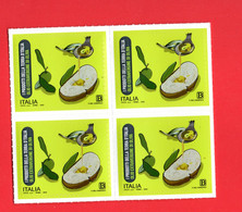 ITALIA :  Olio Extravergine Di Oliva - QUARTINA  MNH**  Del  24.10.2022 - 2021-...: Neufs