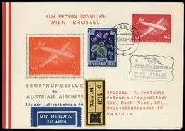 1959, Österreich, ANK 13, Brief - Mechanische Afstempelingen