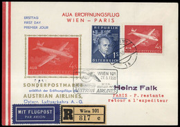 1958, Österreich, ANK 5, Brief - Mechanische Afstempelingen