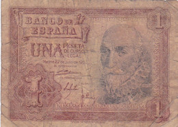 Espagne - Billet De 1 Peseta - Marques De Santa Cruz - 22 Juillet 1953 - P144a - 1-2 Pesetas