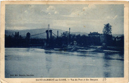 CPA St-RAMBERT-sur-LOIRE - Vue Du Pont Et Des Barques (580613) - Saint Just Saint Rambert