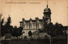 CPA St-LAURENT-de-CHAMOUSSET - Vue De La Mairie (572855) - Saint-Laurent-de-Chamousset