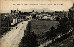 CPA MOIRANS - Avenue De La Gare Et Vue Générale (583709) - Moirans