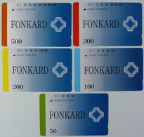 PHILIPPINES - 1st Tamura Set - PLDT - Fonkard - Rare High Values - Mint - Philippinen