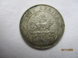 East Africa: 1 Shilling 1922 (silver) - Colonia Británica