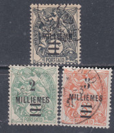 Port-Saïd N° 69 / 71  O  : Les 3 Valeurs  Oblitérations Moyennes, TB - Used Stamps