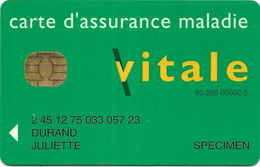 @+ Carte à Puce Démonstration VITALE - SPECIMEN - France - Santé - Ausstellungskarten