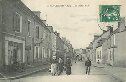 18 SANCERGUES -  La Grande Rue - Sancergues