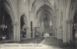 47 - Petit Séminaire D'Agen - Bon-Encontre - La Basilique - Cliché Daubigné (non Circ.) - [intérieur / Nef] - Bon Encontre