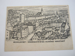 Mühldorf ,    Schöne  Karte Um 1950 - Mühldorf