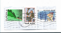 BELGIEN035 / Fragment Mit 3 Marken 2022 - Usati