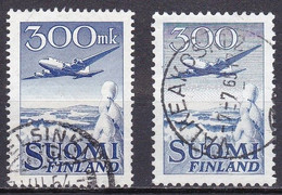 FI332 – FINLAND – AIRMAIL – 1950-58 - USED ISSUES – Y&T # 3/4 - CV 15,30 € - Gebruikt