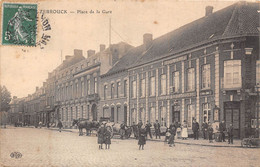 59-HAZEBROUCK- PLACE DE LA GARE - Hazebrouck