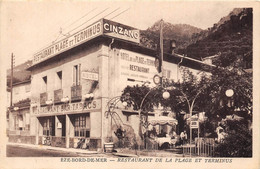 06-EZE- BORD DE MER - RESTAURANT DE LA PLAGE ET TERMINUS - Eze