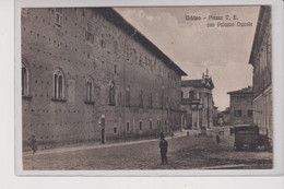 URBINO PIAZZA V.E. CON PALAZZO DUCALE  BUS CORRIERA  VG  1932 - Urbino