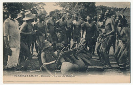 CPA - OUBANGUI-CHARI - Damara - Au Son Du Balafon - Centrafricaine (République)