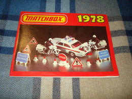 Catalogue MATCHBOX 1978 - Voitures Miniatures - TBE - Catalogi