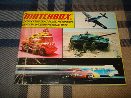 Catalogue MATCHBOX 1974 - Voitures Miniatures - BE - Catalogi