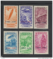 CJBE12SCSF-L4344-TTTANSPDILIG.Marruecos .Maroc .Historia Del CORREO.CABO JUBY ESPAÑOL BENEFICENCIA 1938.(Ed 12/7**) - Diligences