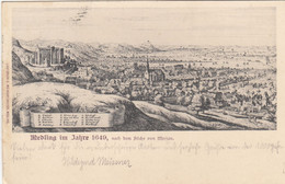 B9626) MEDLING Im Jahre 1649 Nach Stiche Von MERIAN - - MÖDLING - 1904 !! - Mödling