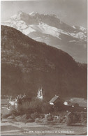 Aigle, Le Chateau Et La Dent Du Midi - Aigle