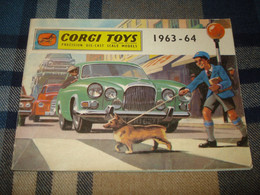 Catalogue CORGI TOYS 1963/64 - Voitures Miniatures - Incomplet - Catalogues & Prospectus