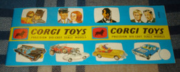 Catalogue CORGI TOYS 1966 - Voitures Miniatures - Batman, The Avengers, James Bond, Etc - Italie - Kataloge & Prospekte