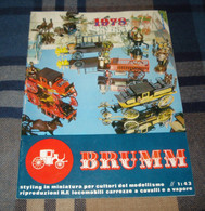 Catalogue BRUMM 1978 - Voitures Miniatures - Cataloghi