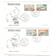 1968 AFARS & ISSAS, FDC  N°337/340 (1968) Postes Administratifs - Briefe U. Dokumente