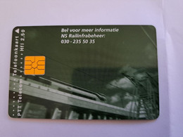 NETHERLANDS  ADVERTISING CHIPCARD HFL 2,50   CRD 592 NS RAIL INFRABEHEER / TRAIN       MINT    ** 11817** - Private