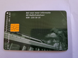 NETHERLANDS  ADVERTISING CHIPCARD HFL 2,50   CRD 592 NS RAIL INFRABEHEER / TRAIN       MINT    ** 11817** - Privé