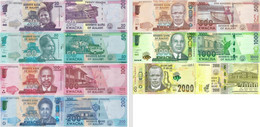 MALAWI 20 50 100 200 500 1000 2000 Kwacha 2012 - 2021 P 60 - 69 UNC 7 Banknotes Set - Malawi