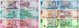 MALAWI 20 50 100 200 500 1000 Kwacha 2012 - 2021 P 60 - 67 UNC 6 Banknotes Set - Malawi