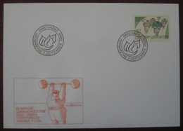 Liechtenstein FDC 1988 - Paul Flora Olympische Sommerspiele 1988 Seoul Korea Sportpioniere Radfahren - Storia Postale