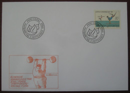 Liechtenstein FDC 1988 - Paul Flora Olympische Sommerspiele 1988 Seoul Korea Sportpioniere Turnen - Briefe U. Dokumente