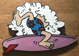 SAGGAY - MARGERIN - SURFEUR DANS LA VAGUE - SURF ROSE - EGF - BANDES DESSINEES -         (31) - Fumetti