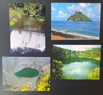 Comores Comoros 2011 Stationery Entier Ganzsache Sites Touristiques Touristic Places Lac Lake Volcan Volcano Ile Island - Comoren (1975-...)