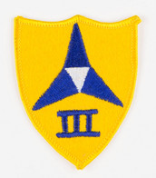 Patch 3rd Army Corps Velours US Army - Ecussons Tissu