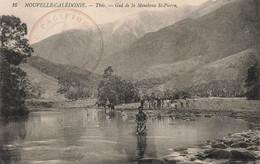 CPA NOUVELLE CALÉDONIE - Thio - Gue De La Membrou St Pierre - Cachet Rare Groupe Du Pacifique Correspondance Aux Armées - Nueva Caledonia