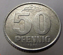 Germany 50 Pfennig 1985 .aUNC-xf+. VERY RARE!!! - 50 Pfennig