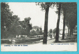 * Clabecq - Klabbeek (Tubeke - Tubize - Brabant Wallon) * (Edit J. Remy - Van Sichem) Vue Sur Le Canal, Bateau, Péniche - Tubeke