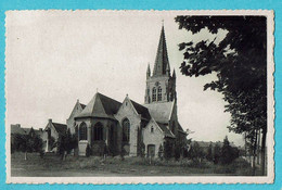 * Langemark - Langemarck (West Vlaanderen) * (Nels Bromurite, Uitg M. Lecluyse Bollingier) Achterzijde Kerk, église - Langemark-Poelkapelle
