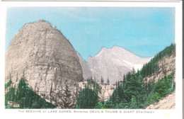 The BEEHIVE At Lake AGNES - Showing Devil's Thumb & Giant Stairway Von 1959 (6003) - Banff