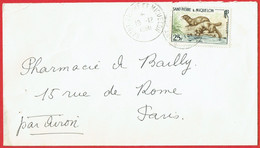 ESC De Saint-Pierre Et Miquelon (975) Pour Paris (75) - CAD 19 Décembre 1960 - Timbre YT 361 - Lettres & Documents