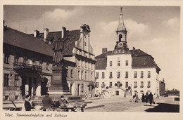 Tilsit. Schenkerdorfplatz Und Rathaus. - Ostpreussen